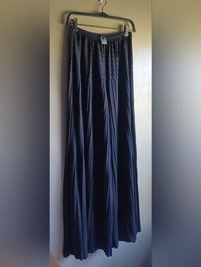 KOMAROV pleated Wide Leg Pants L